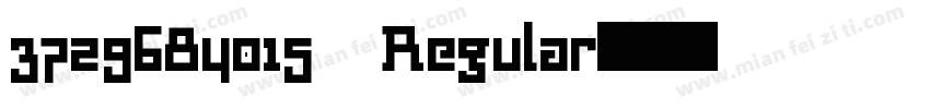 3729684015 Regular字体转换